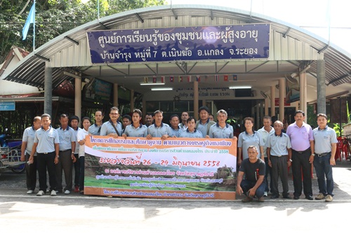 โครงการฝึกอบรมและศึกษาดูงาน ตามแนวทางเศรษฐกิจพอเพียง